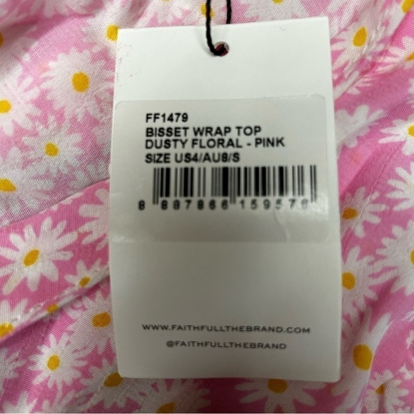 Faithfull the brand bisset floral print wrap top - Picture 5 of 8